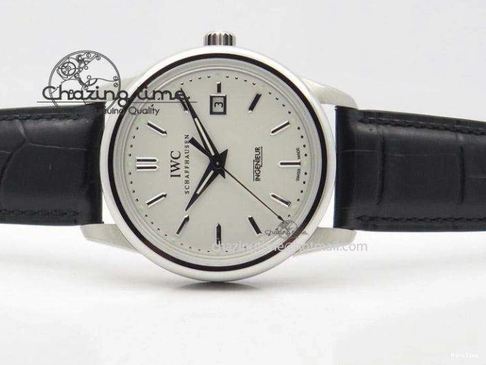 MIROTIME 0712 Ingeniuer St.Laurens SS White Dial MK 1:1 Best Edition On Black Leather Strap A Youthful 7363